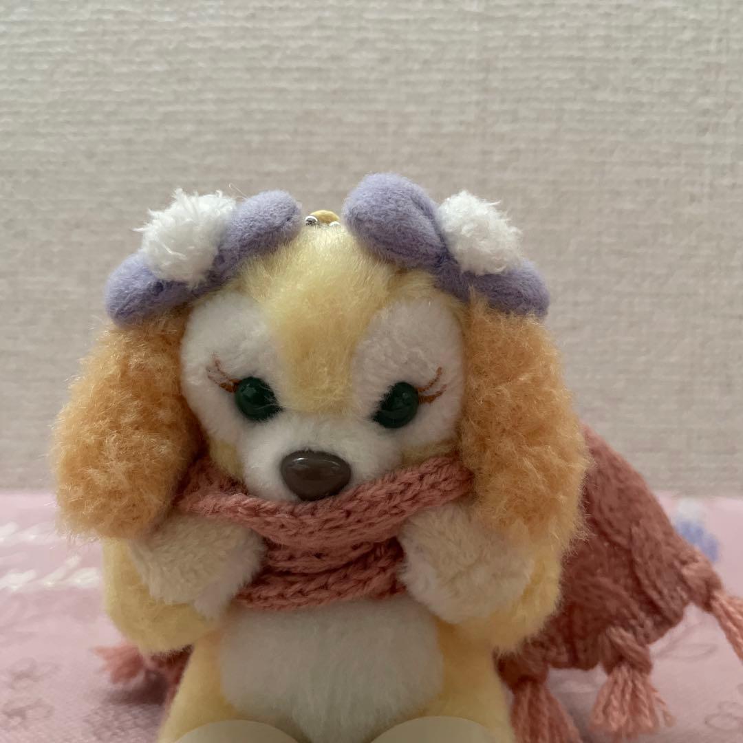 ダッフィー&フレンズ ダンシングスノーフレークス　ぬいぐるみバッジ