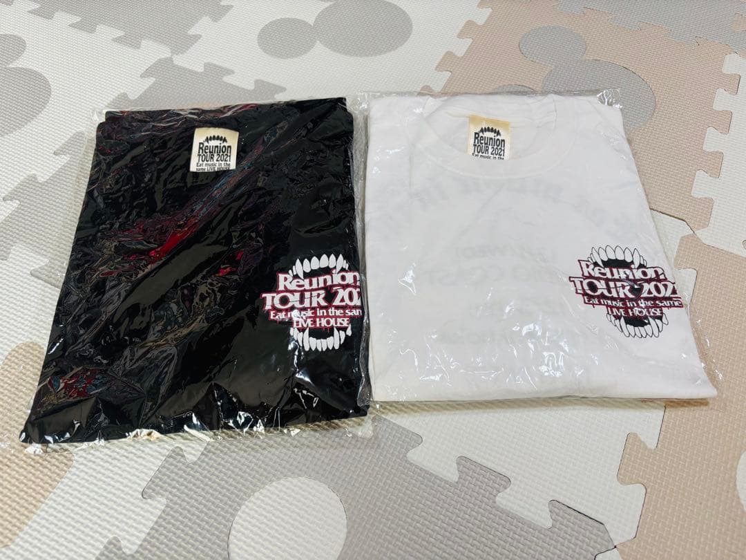 【新品未開封】リユニオンツアー！長袖Tシャツ！黒白2枚セットLサイズ！