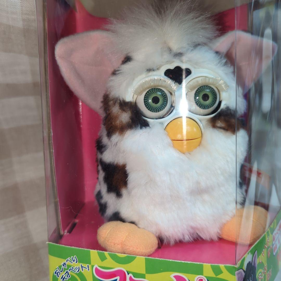 レトロファービー　初代　日本語版　緑目　レパード　豹　ぶち　丸いしっぽ