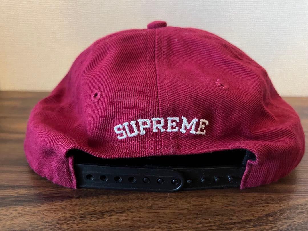 SUPREME バーガンディキャップ