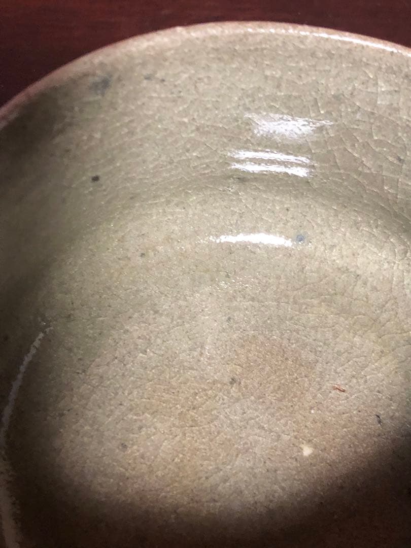 蔵にあった大振りの古い絵唐津茶碗