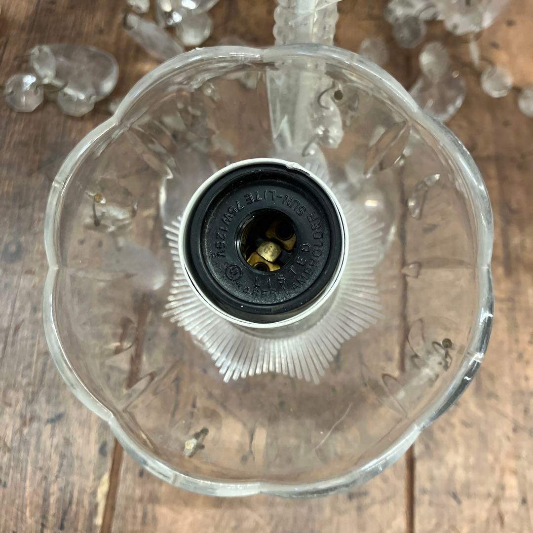 アンティーク ビーズ装飾 シャンデリア 天井照明 照明器具 リビングライト