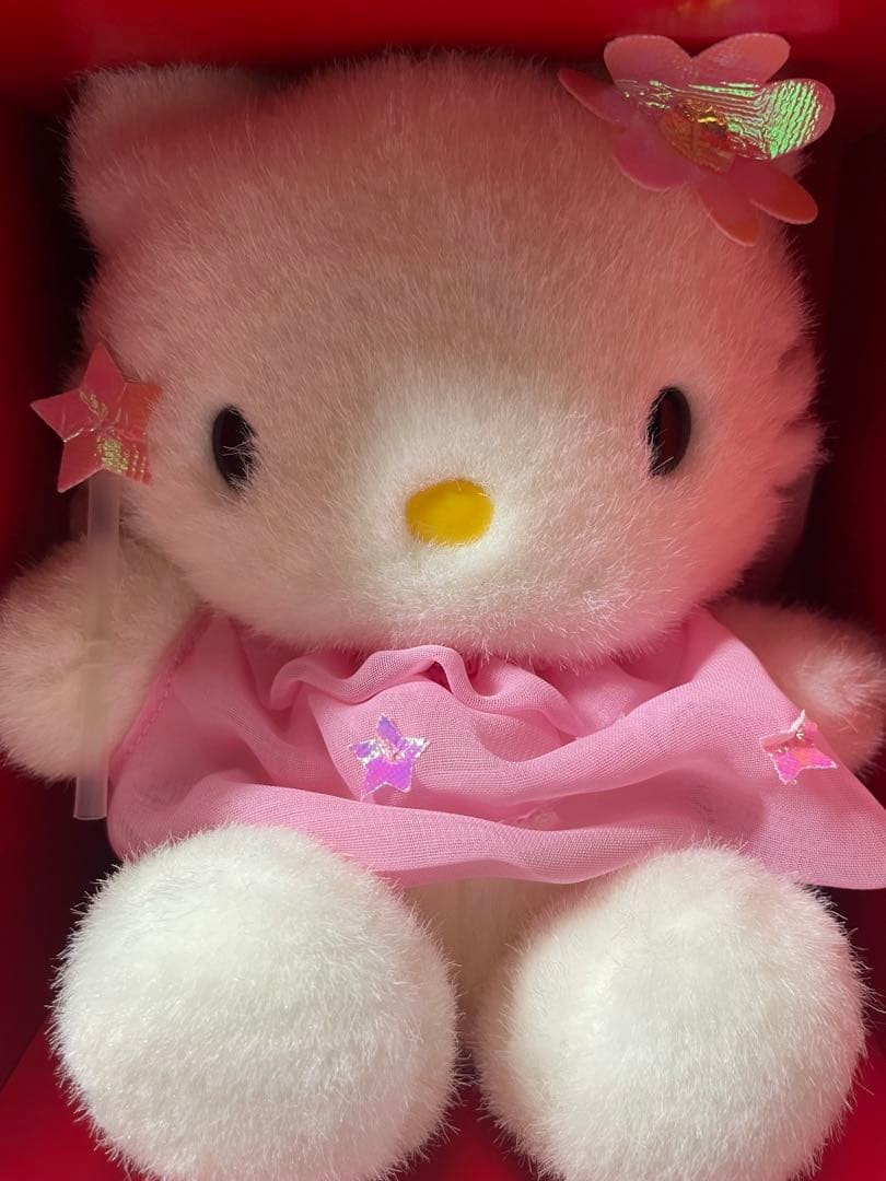 非売品　ハローキティ ヴィンテージデザイン ぬいぐるみ トランクセット