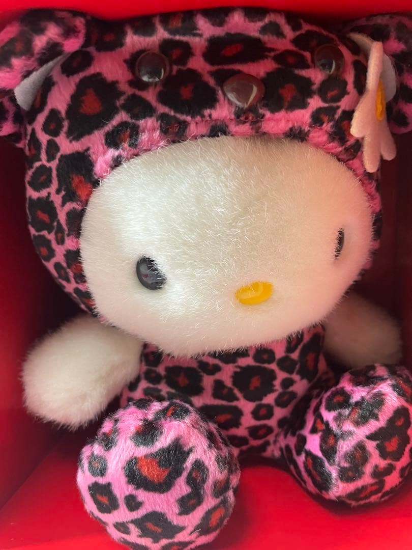 非売品　ハローキティ ヴィンテージデザイン ぬいぐるみ トランクセット