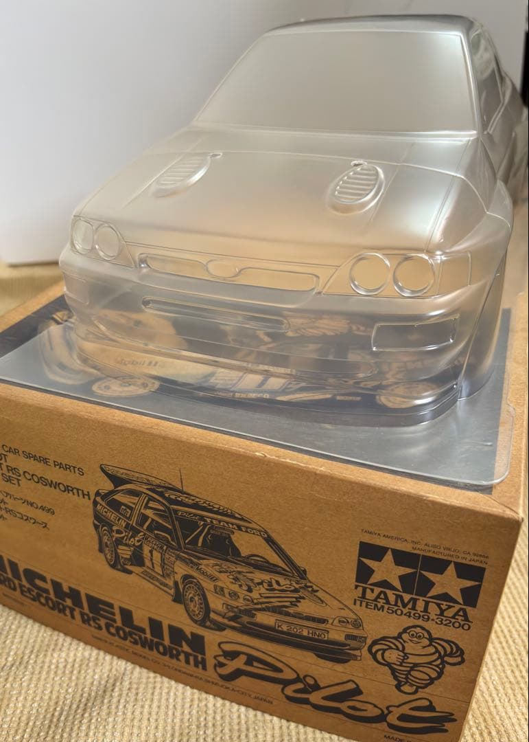 タミヤ Ford Escort RS ミシュランパイロットボディ