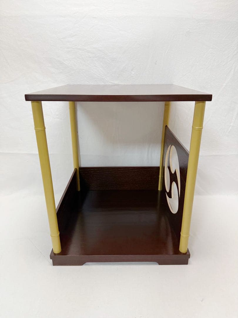 未使用 茶道具 小林幸斎作 巴棚 圓能斎好写 タナピタット付 元箱