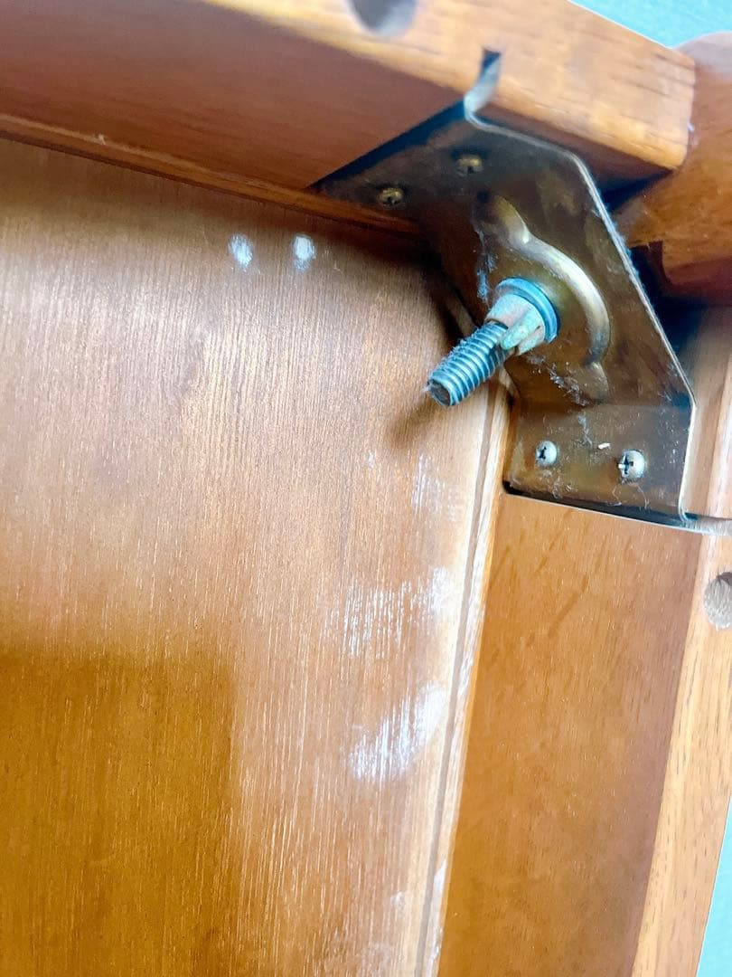 超希少 オールドカリモク サイドテーブル karimoku レトロ家具　②