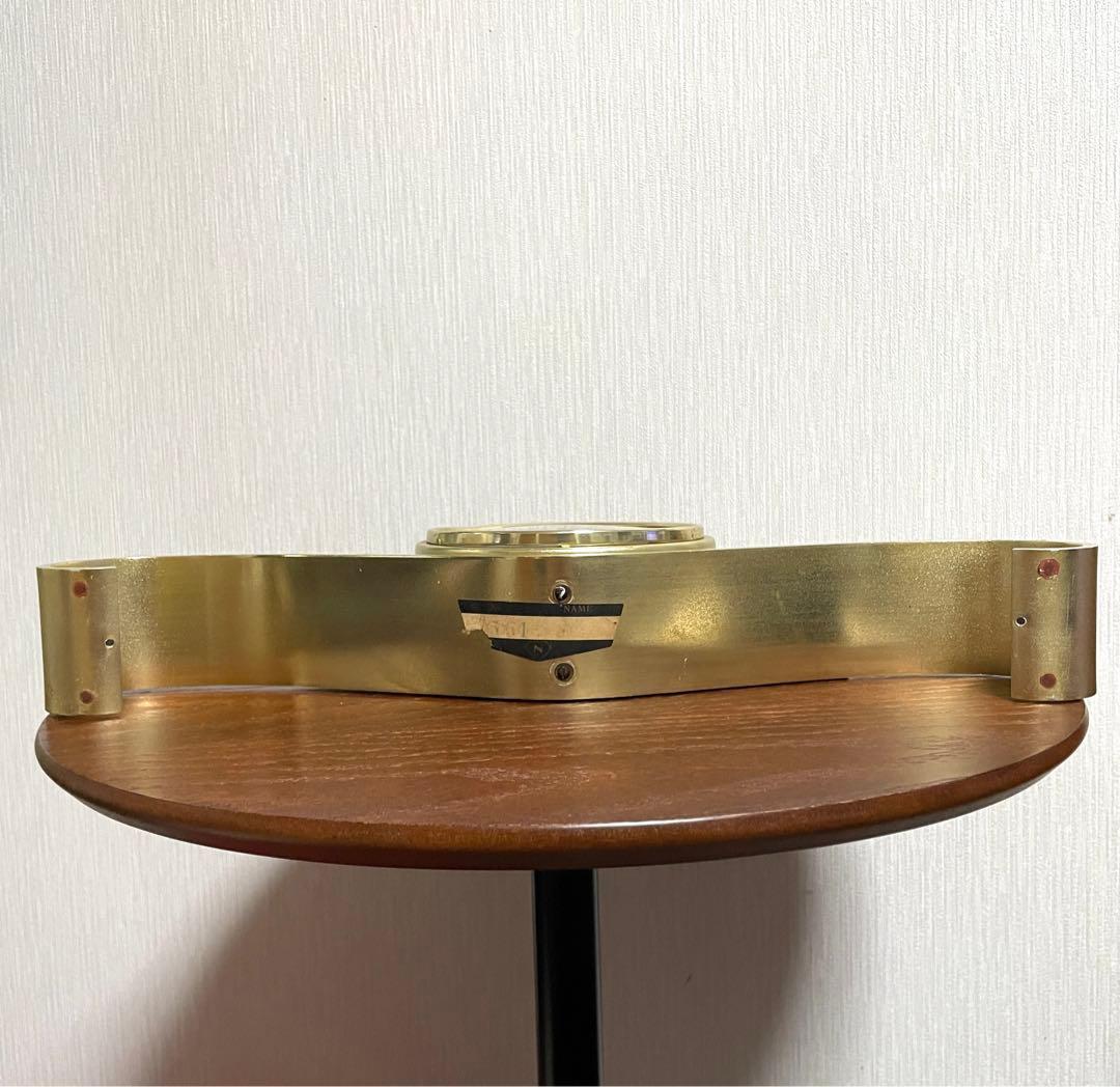 日本美術時計 Nマーク 置時計 ゼンマイ式 ヴィンテージ アンティーク 動作品