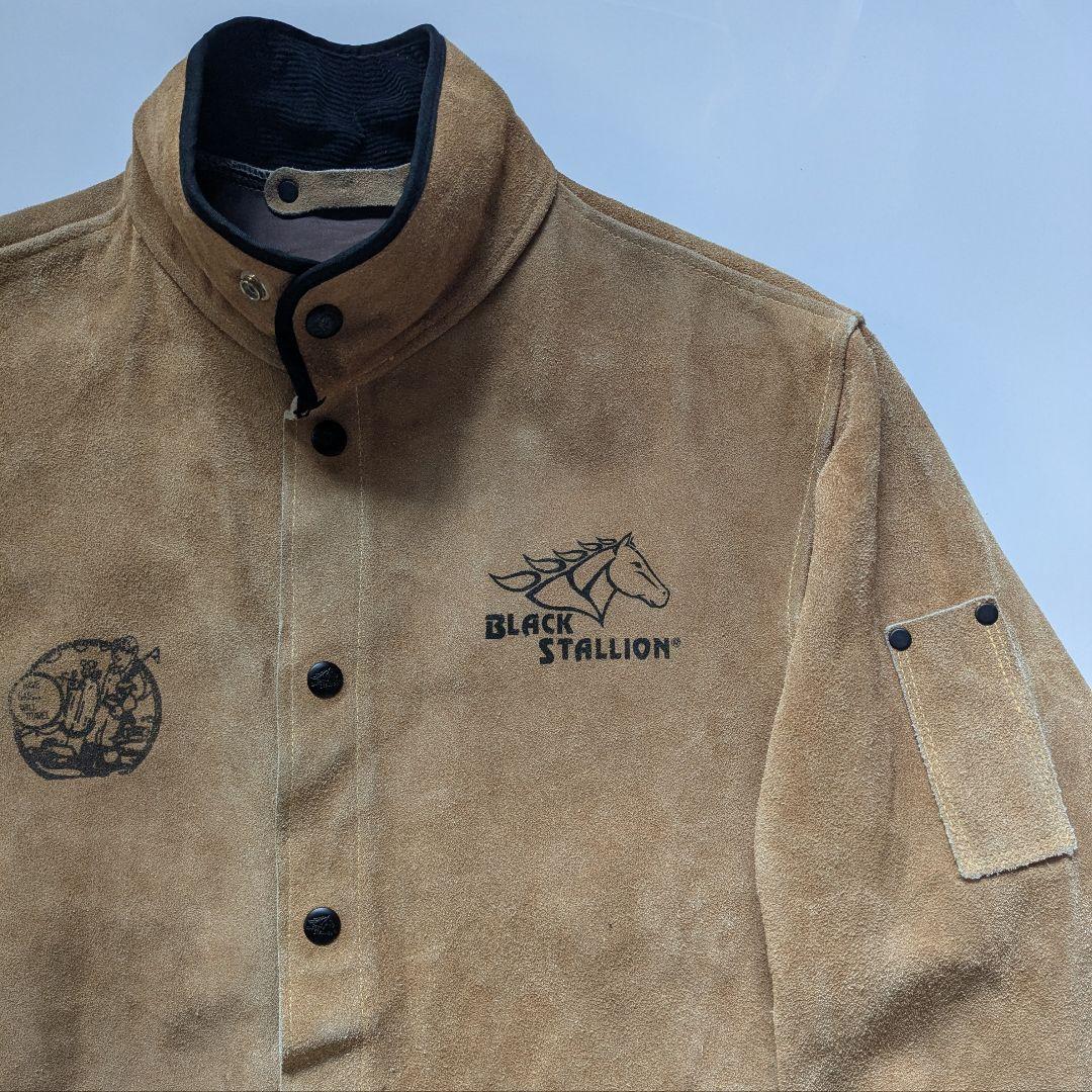 90s 00s ヴィンテージ 溶接工 ウェルダー スウェード ジャケット ワーク