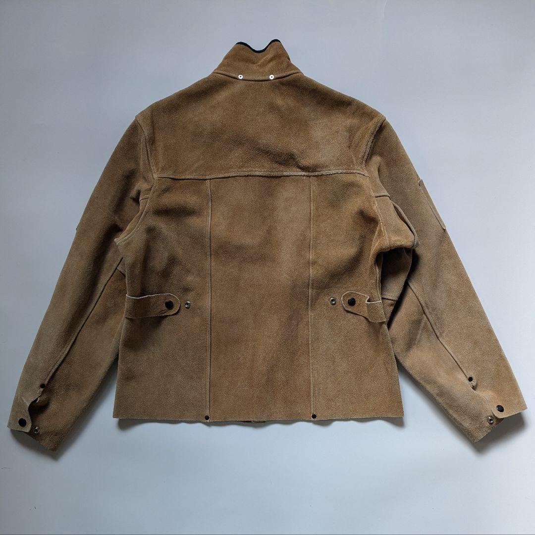 90s 00s ヴィンテージ 溶接工 ウェルダー スウェード ジャケット ワーク