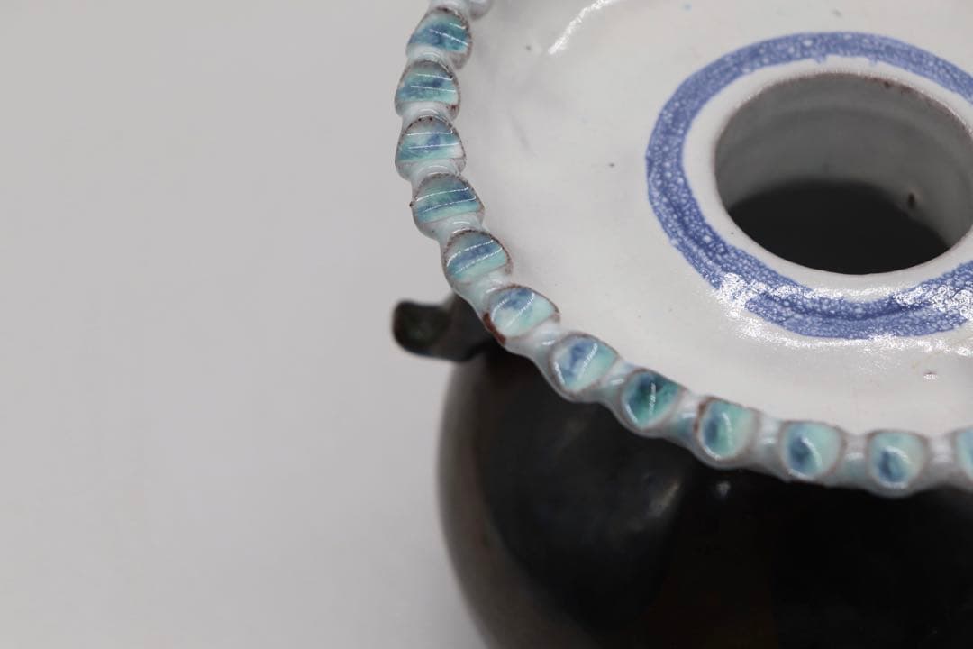 ツェプナー作　花入　名人作　送料込み0425