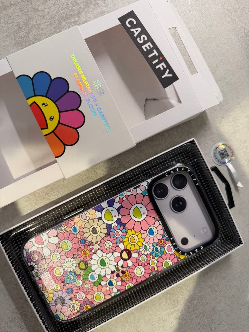 CASETiFY 村上隆 フラワーブルーム iPhone17pro max