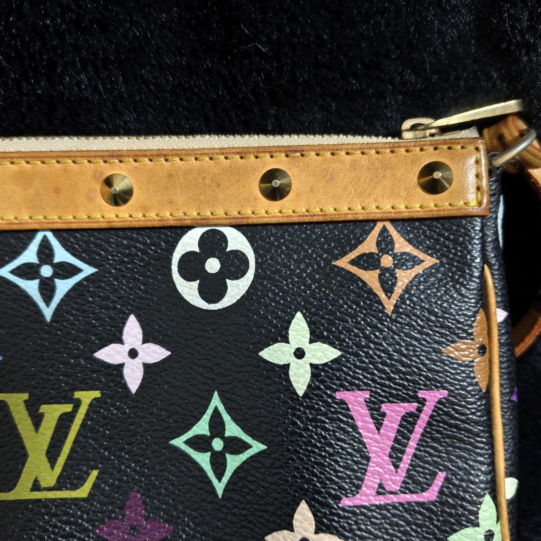 ルイヴィトン ポシェットアクセソワール マルチカラー ノワール 正規品