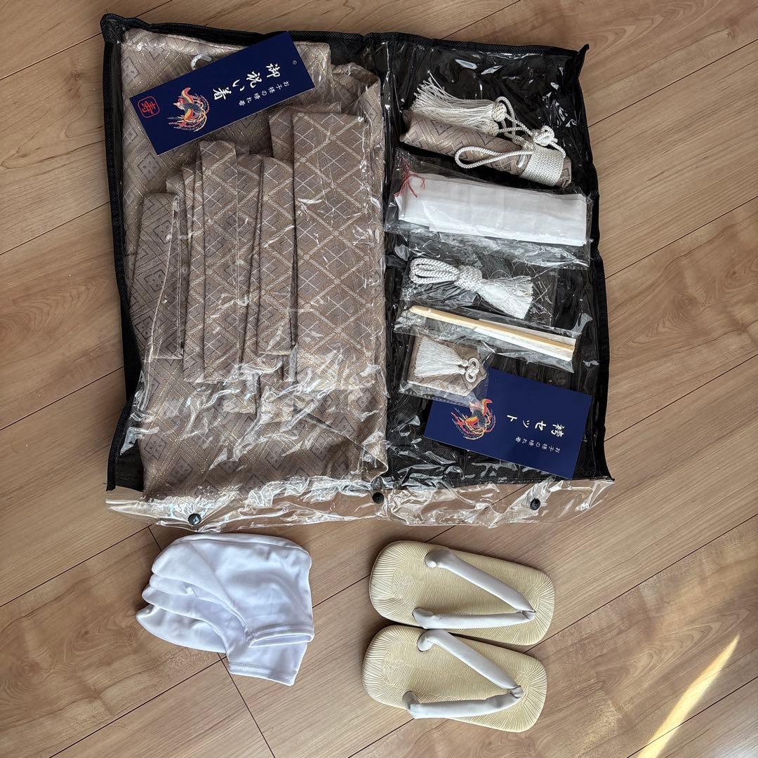 七五三　5歳　袴セット　キョウエツ　京越　ベージュ