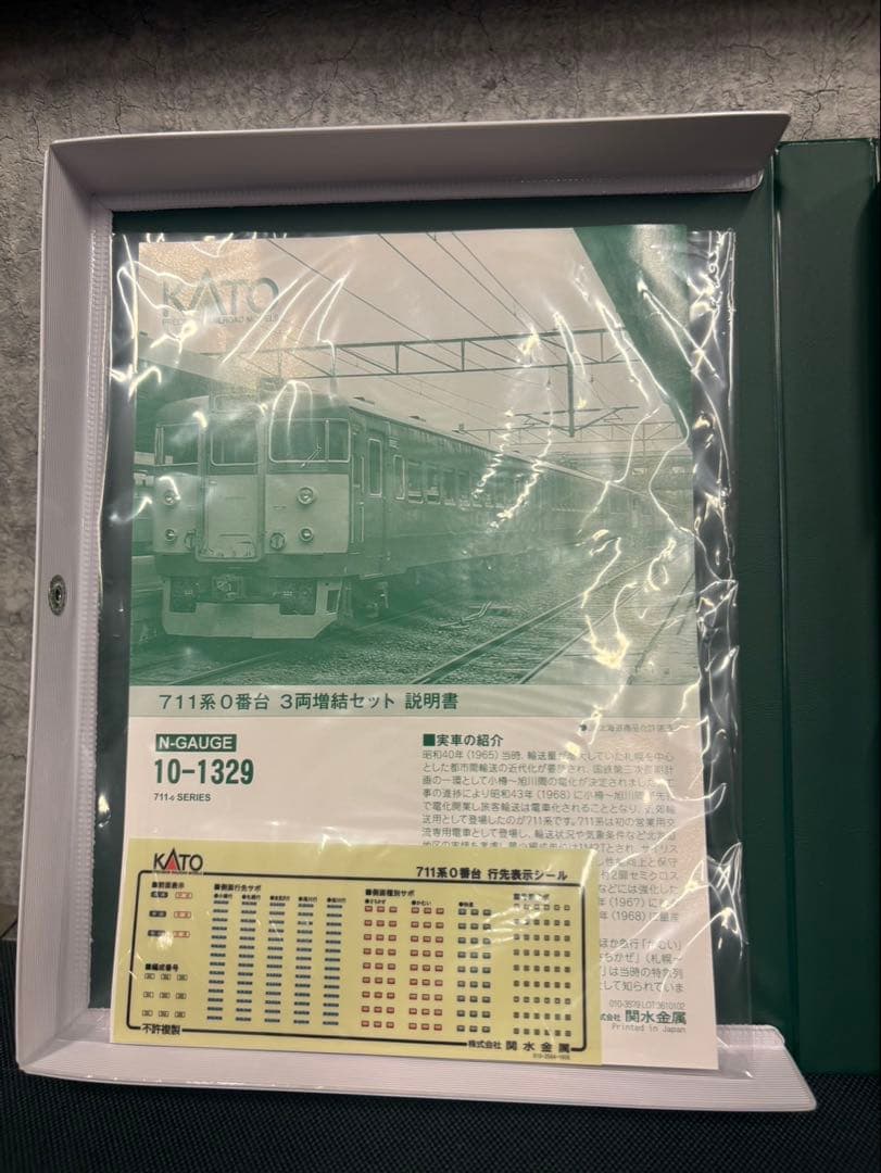 KATO Nゲージ 10-1329 711系0番台 3両増結セット
