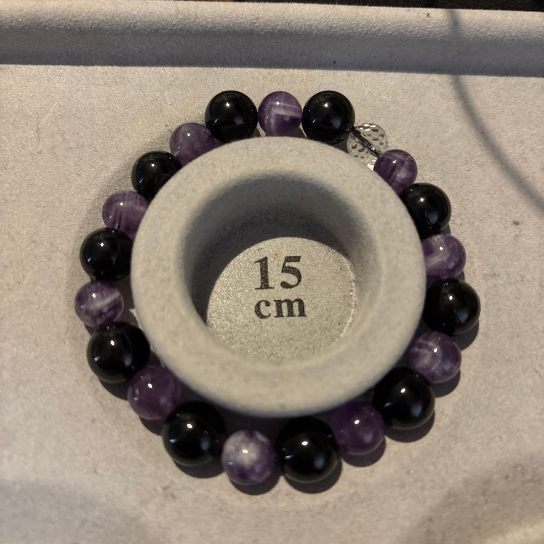 モリオンとアメジストと水晶で魔除けが最強化したかも！綺麗だしかっこいい！すごい！