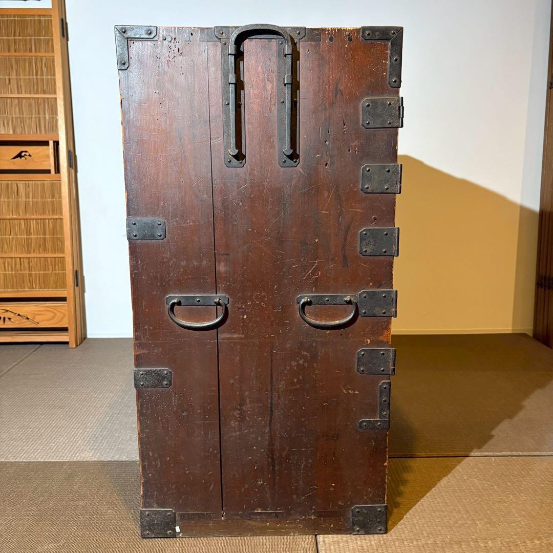 帳場箪笥　船箪笥 船金庫 古民具 箪笥 銭箱 銭函 時代箪笥 小箪笥 時代箱