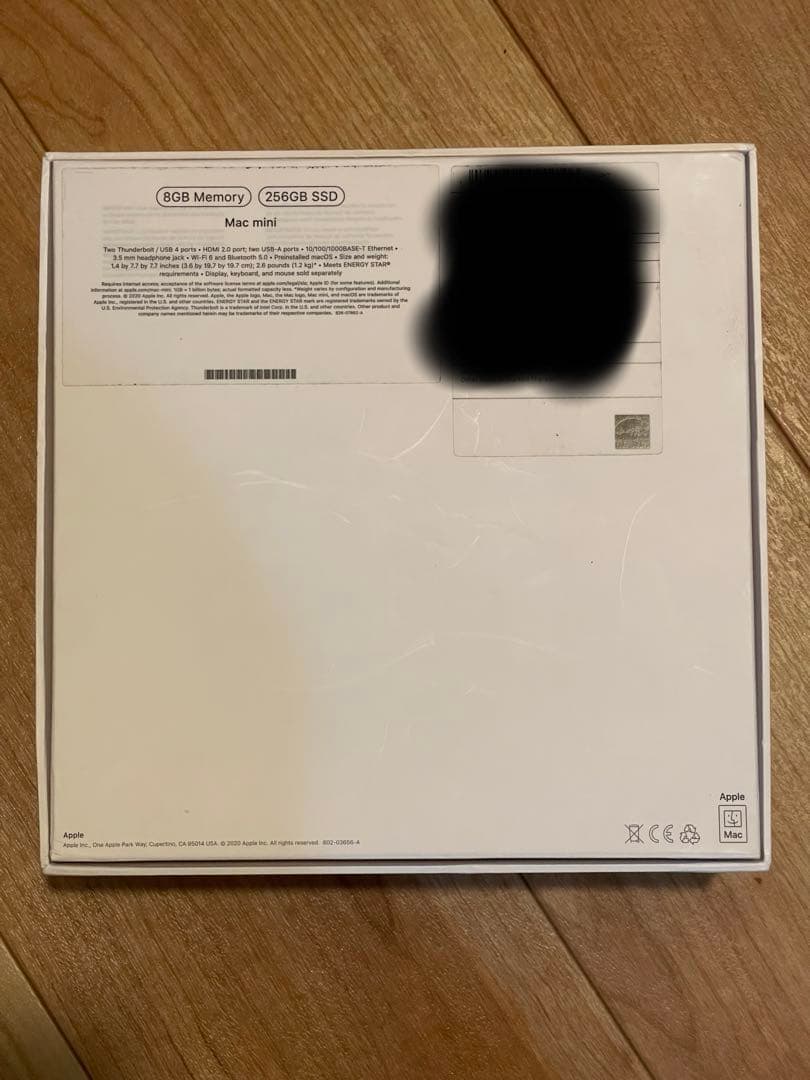 Macデスクトップ Apple Mac mini 8GB 256GB SSD