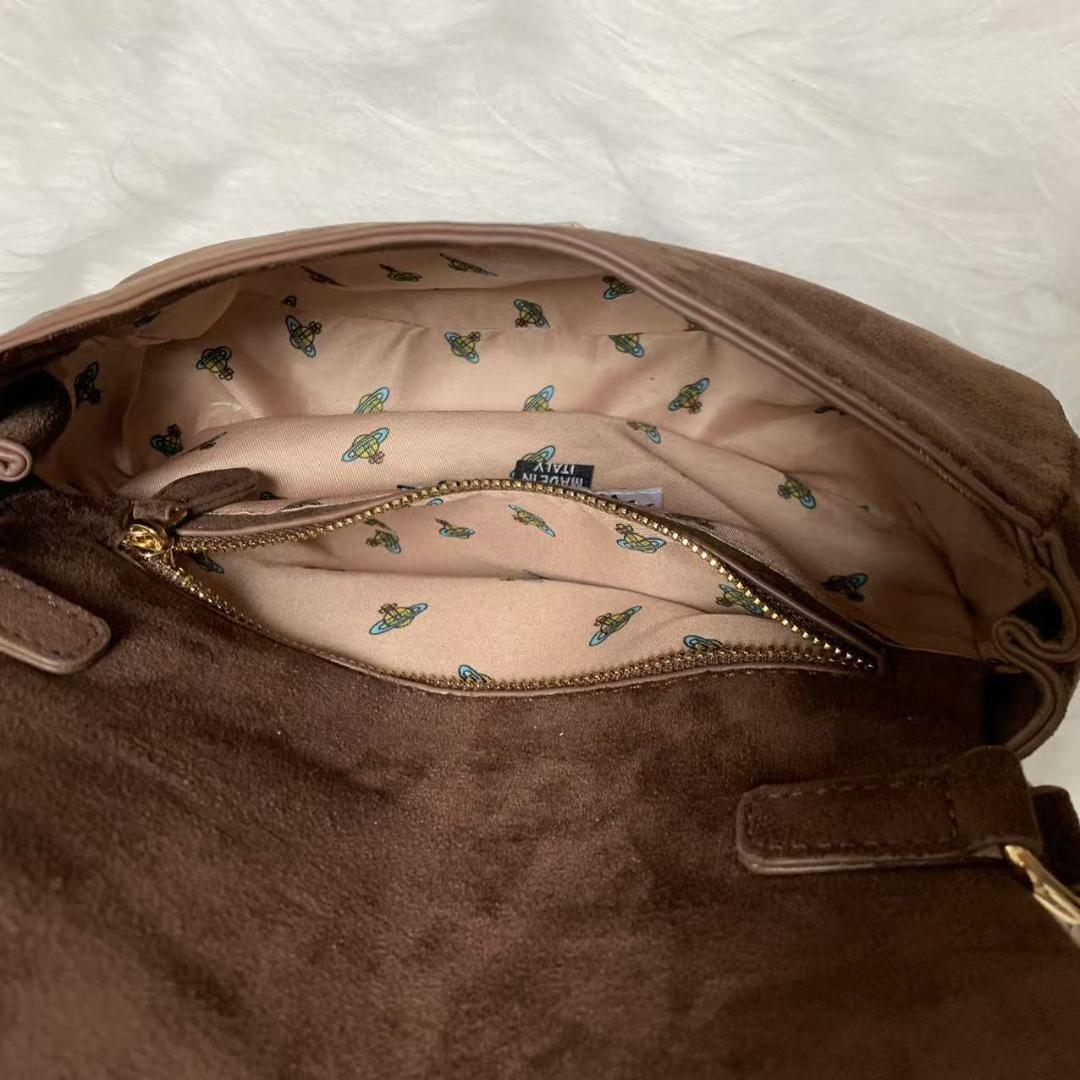✨美品 VivienneWestwoodショルダーバッグ スエード ブラウン✨