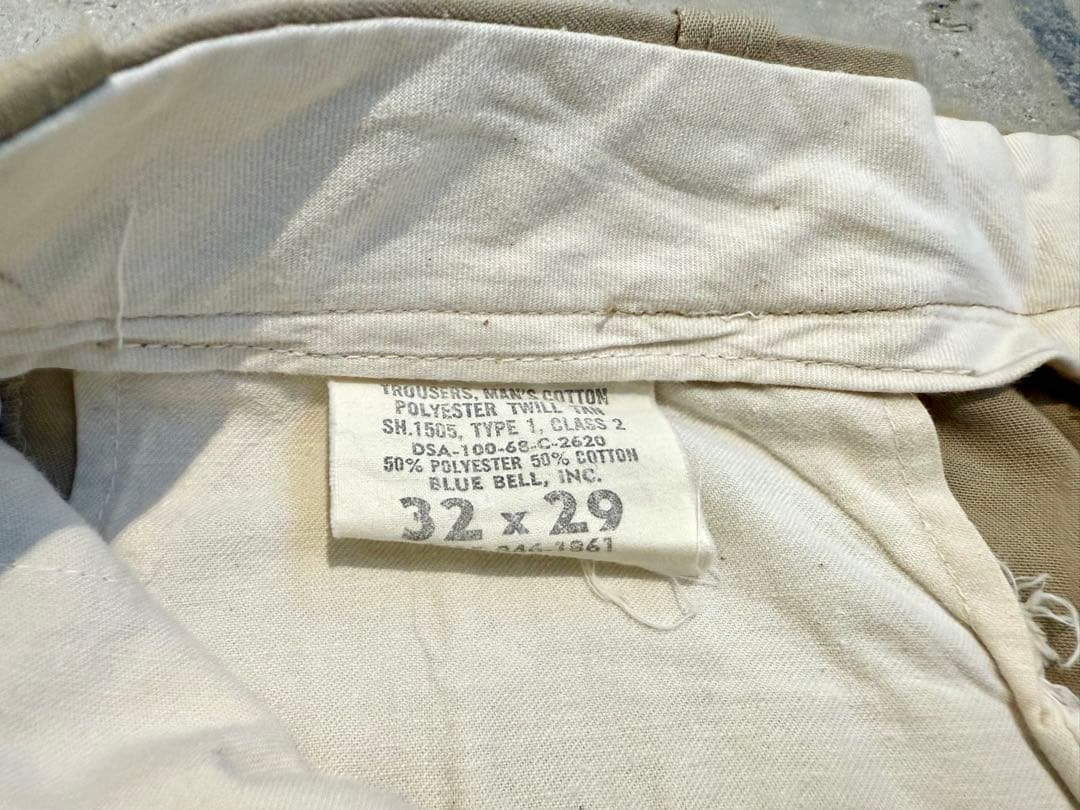 60s 70s US ARMY アメリカ軍 チノパン 32×29