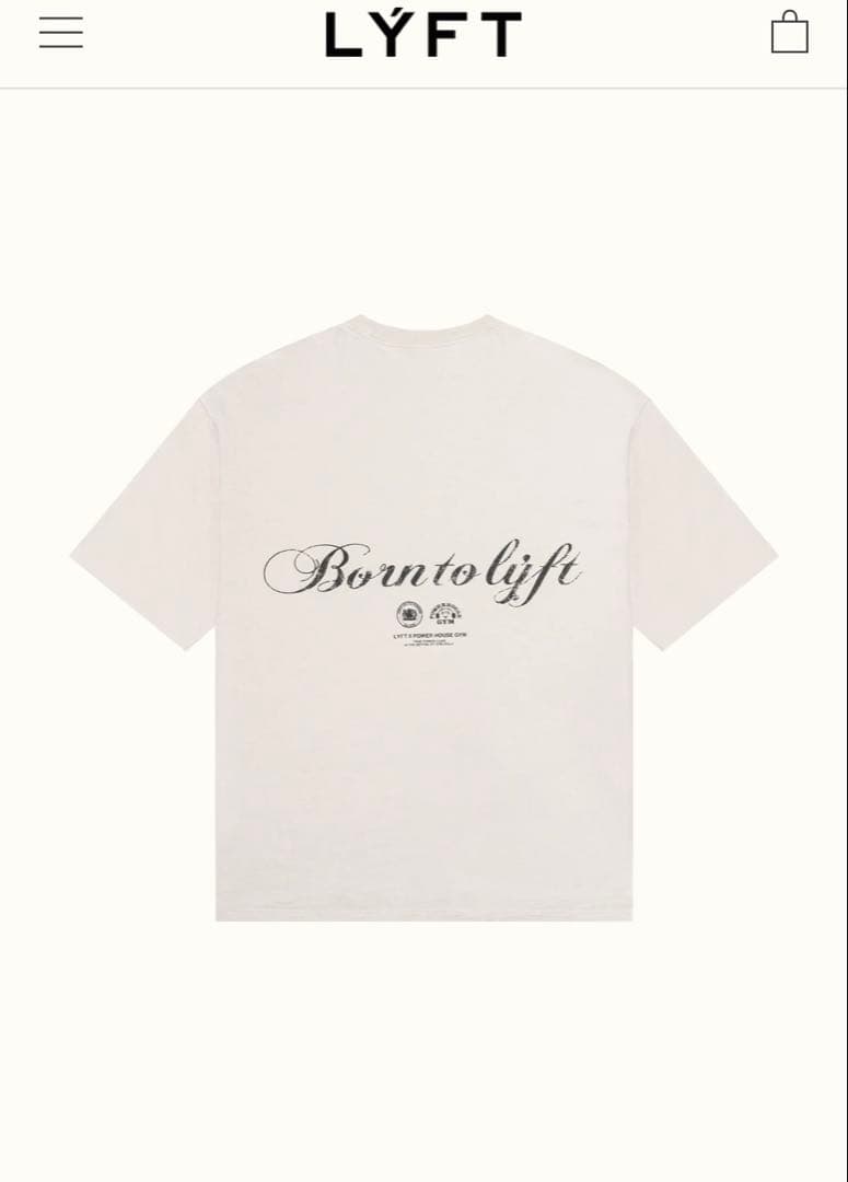 。*様 LYFT × POWER HOUSE GYM Tシャツ XL新品 アイボ