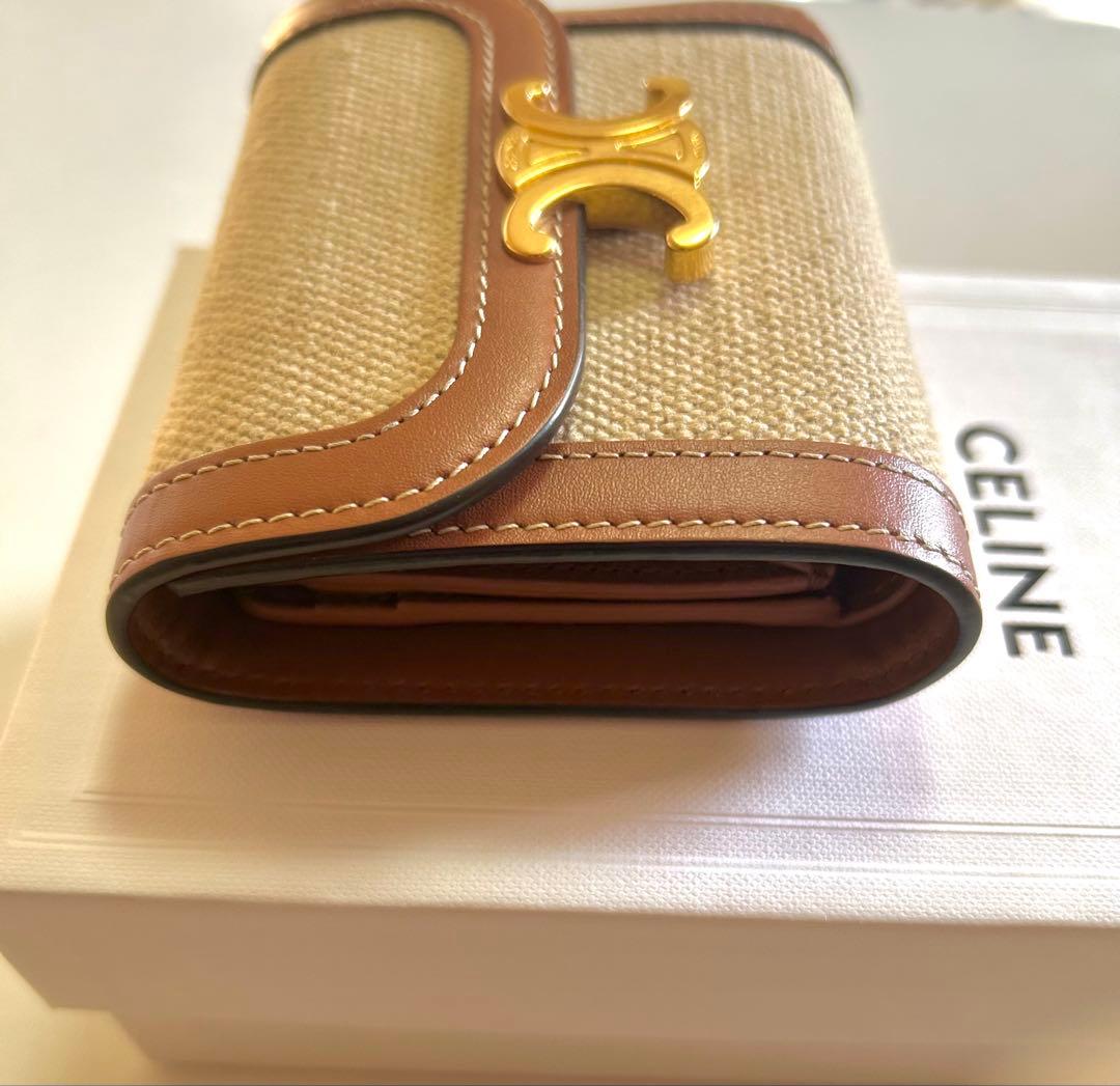 #nn# ＊美品＊CELINE トリオンフ 三つ折り財布