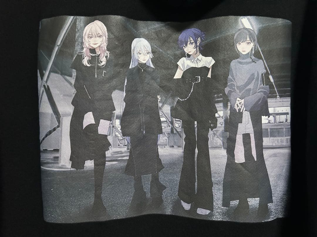 プロセカ ZOZOTOWN 25時、ナイトコードで。 フラワーモチーフ フーディ