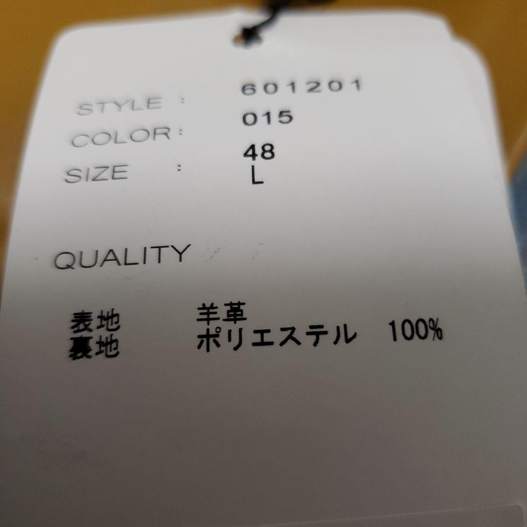 G-STAGE レザーシングルジャケット マスタード新品