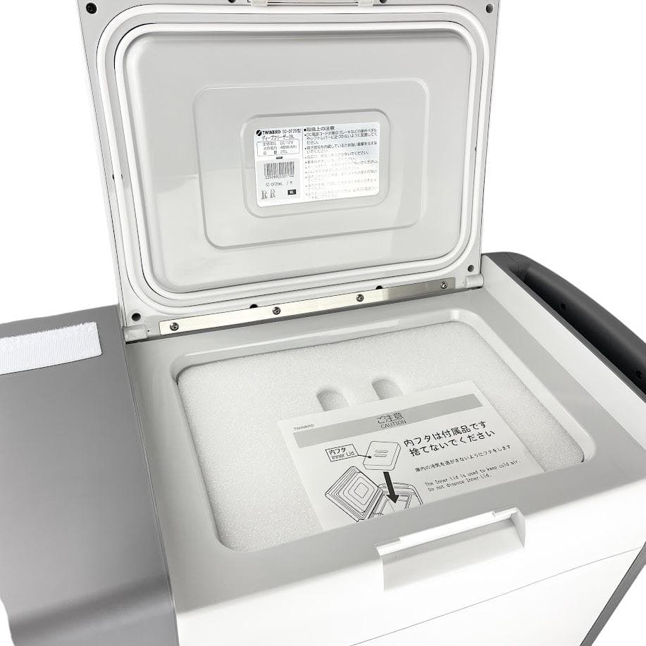 未使用●ツインバード● ポータブル冷凍冷蔵庫 DEEP FREEZER 25L
