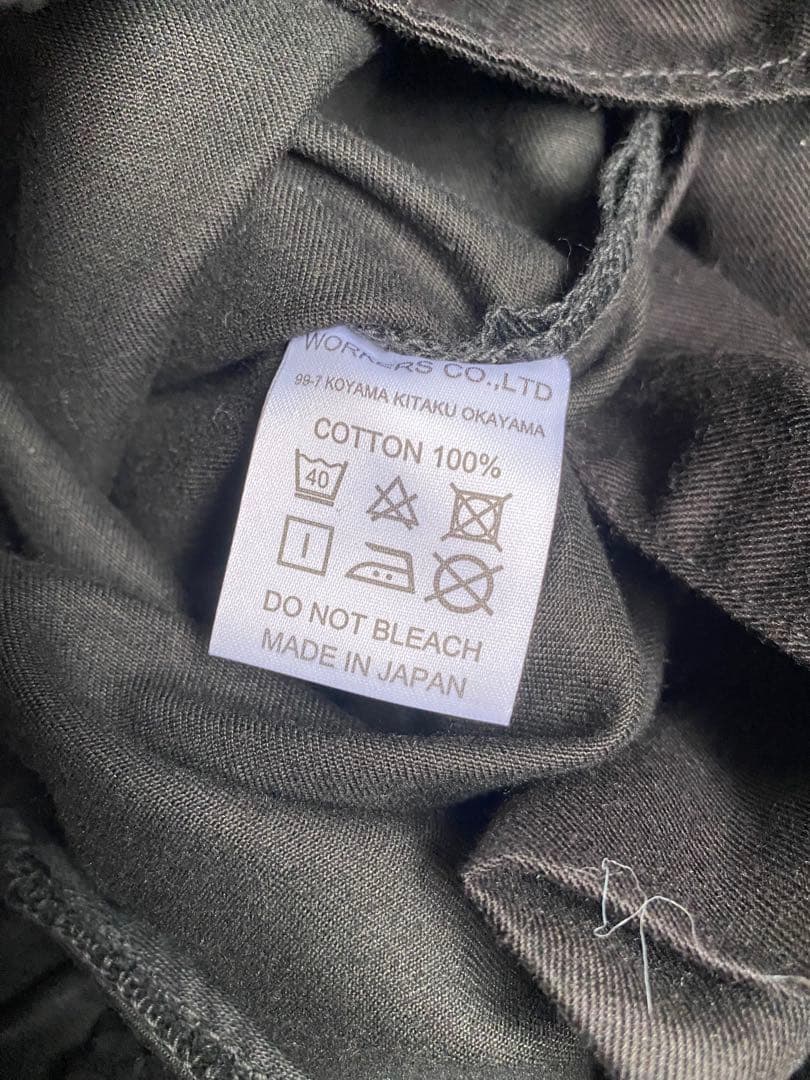 【美品】Workers officer trousers ワーカーズ ブラック