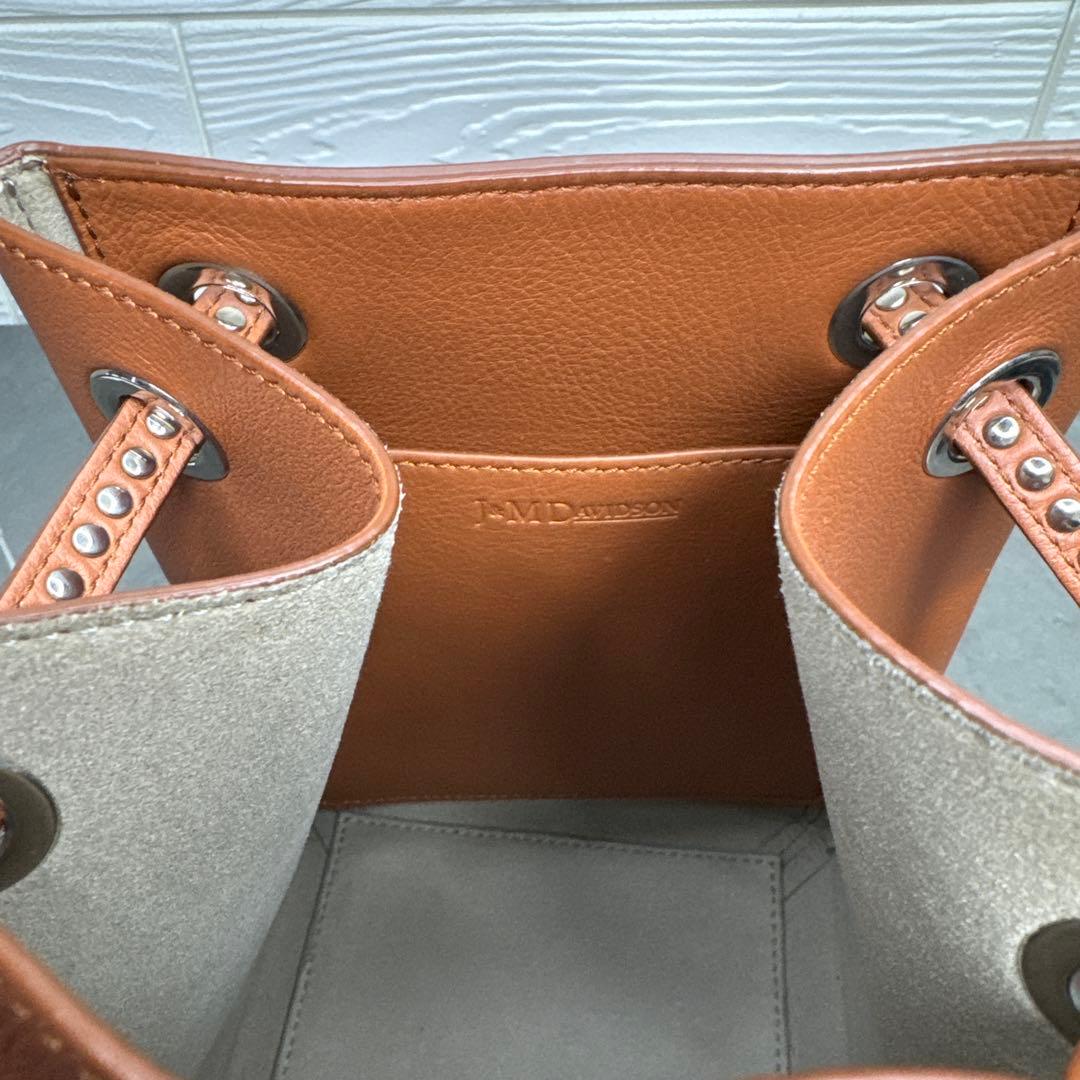 j&m davidson　2×4 　バケットバッグ　ショルダーバッグ　キャメル
