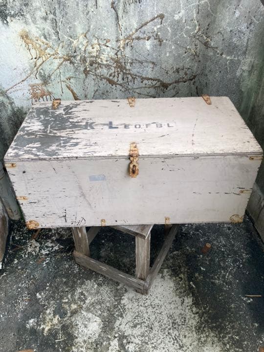 ビンテージ　アンティーク　ミリタリーボックス　木箱