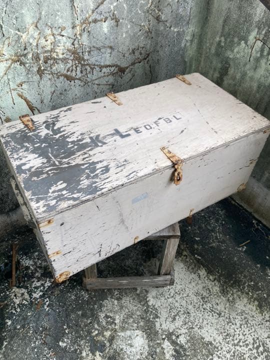 ビンテージ　アンティーク　ミリタリーボックス　木箱