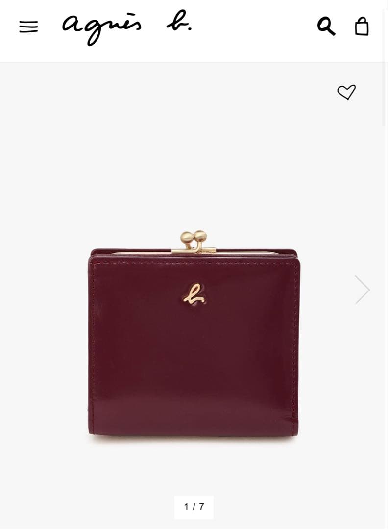 agnès b. VOYAGE ウォレット XAW05－01 新品　未使用　財布