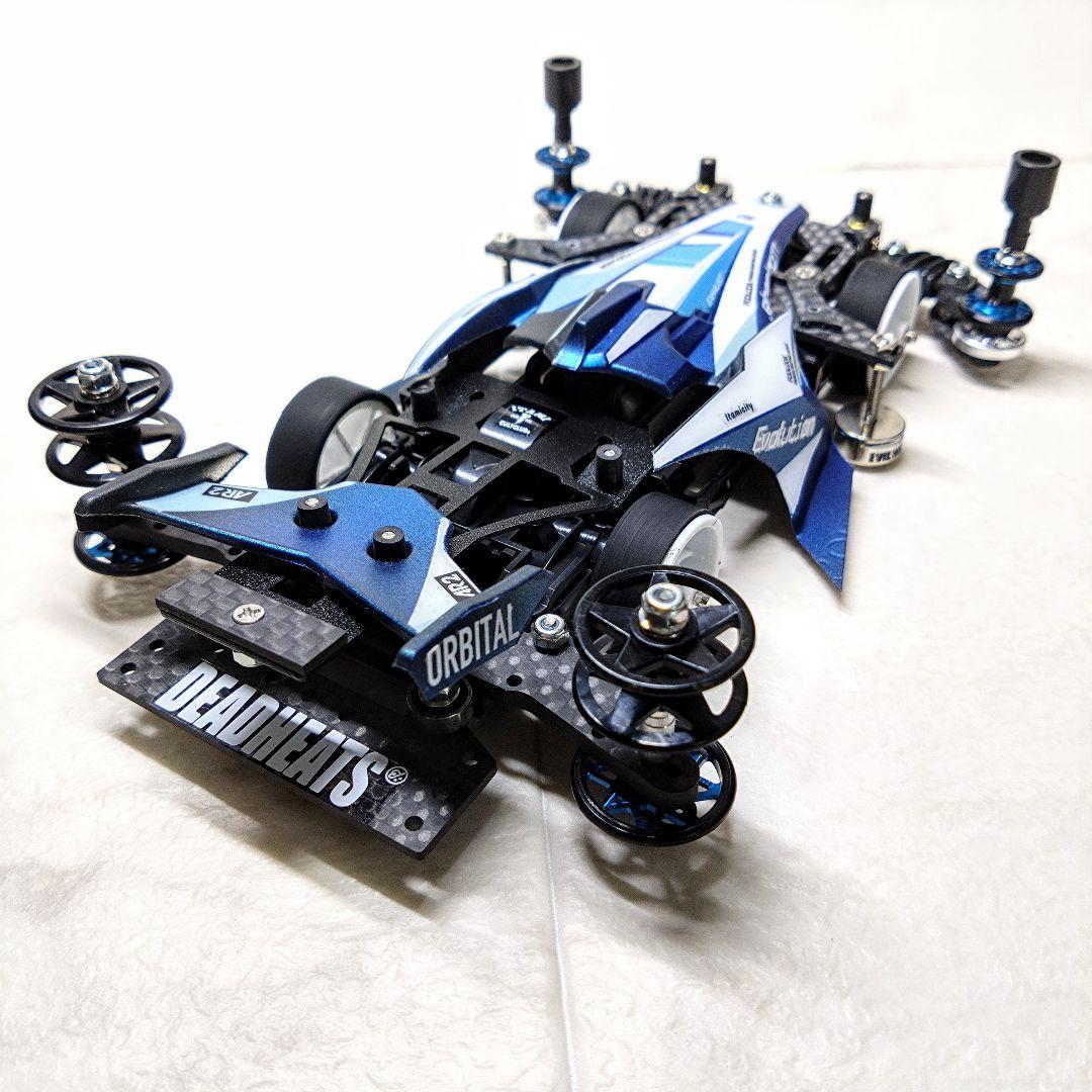 ミニ四駆　完成品　アバンテ　mk3　アズール　MSフレキ