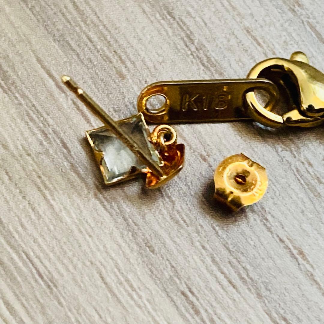 遺品整理品　k18刻印有り　アクセサリーまとめ売り　ジャンク　ネックレス　指輪