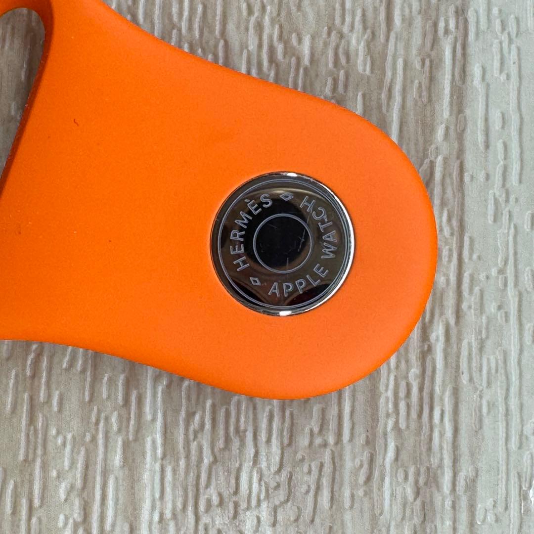 2223 Apple Watch エルメス　オレンジ　スポーツ　バンド　ラバー