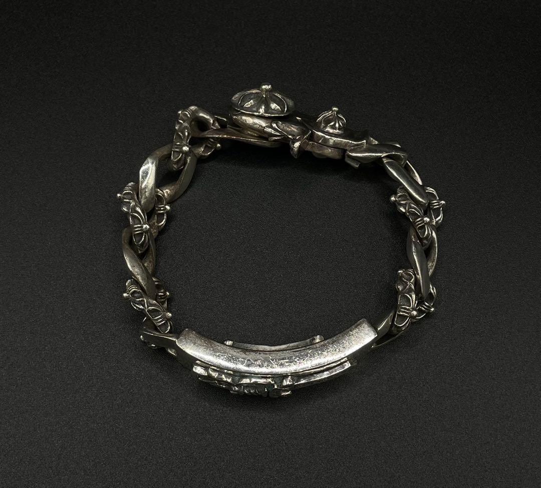 ダガー IDブレスレット ファンシーチェーン クリップブレスレット 925