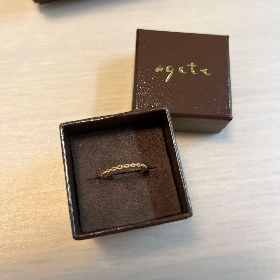 agete ゴールドリングk10