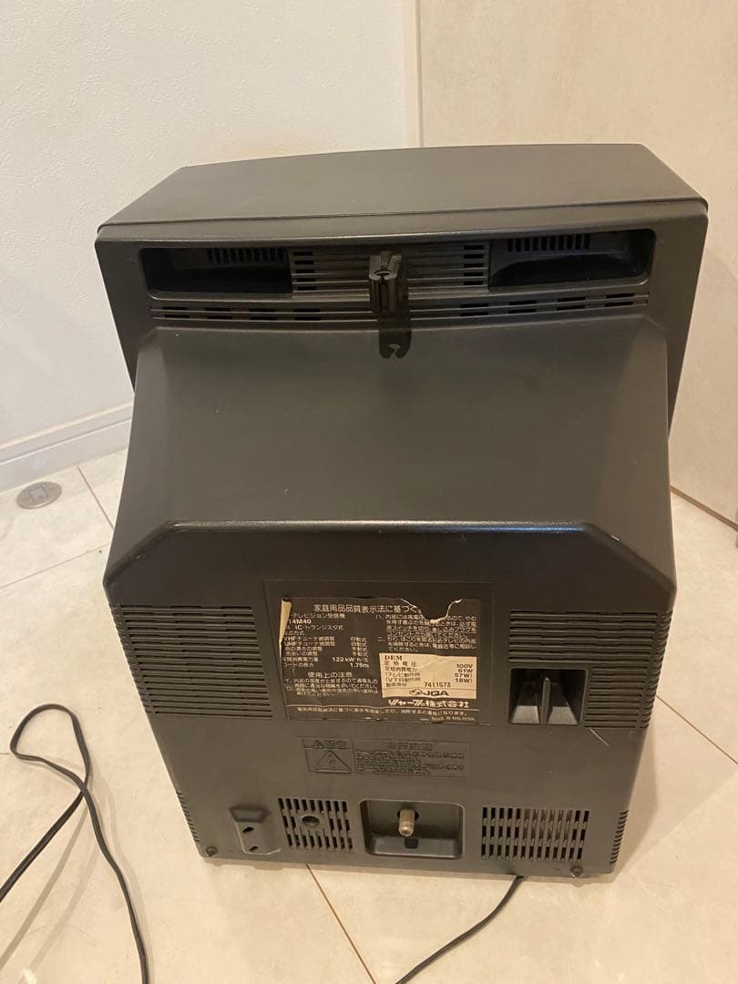 【動作品 】SHARP VT-14M40 カラーテレビ テレビデオ