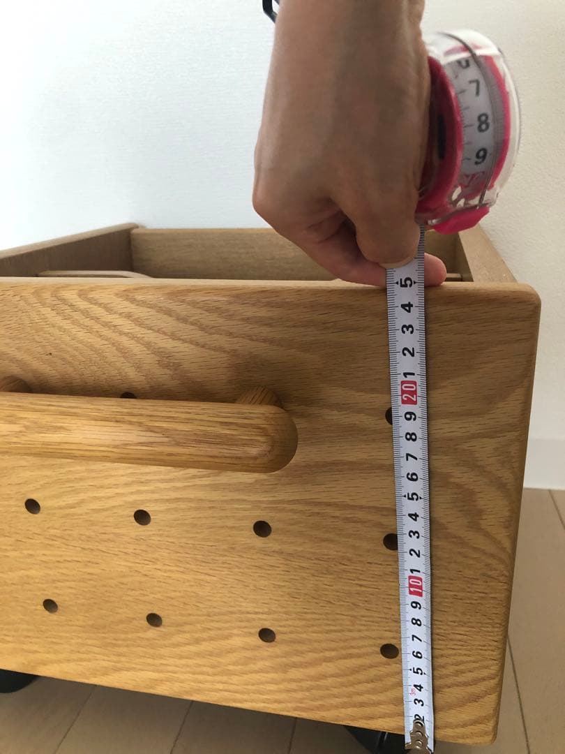 【美品・希少】浜本工芸　縦横変形ラック　キャスター付き収納ボックスマガジンラック