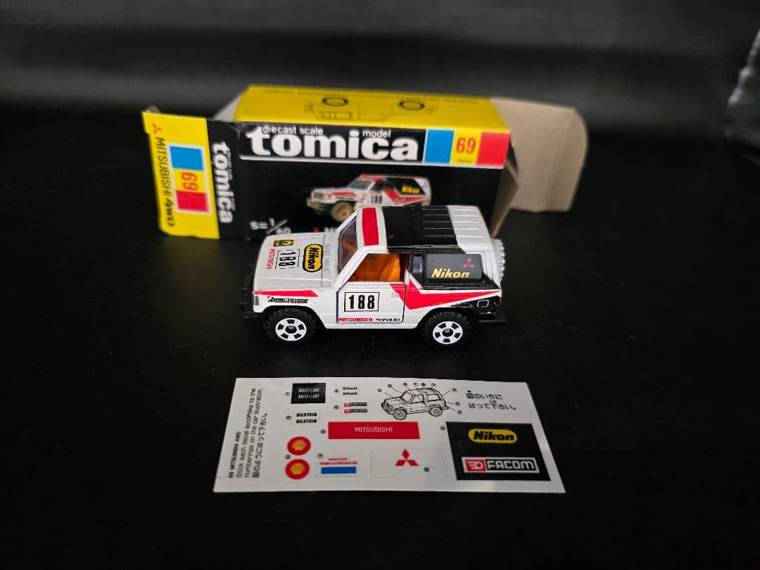 トミカ 69-4-19 三菱自動車特注 三菱パジェロ4WD:#188 Nikon