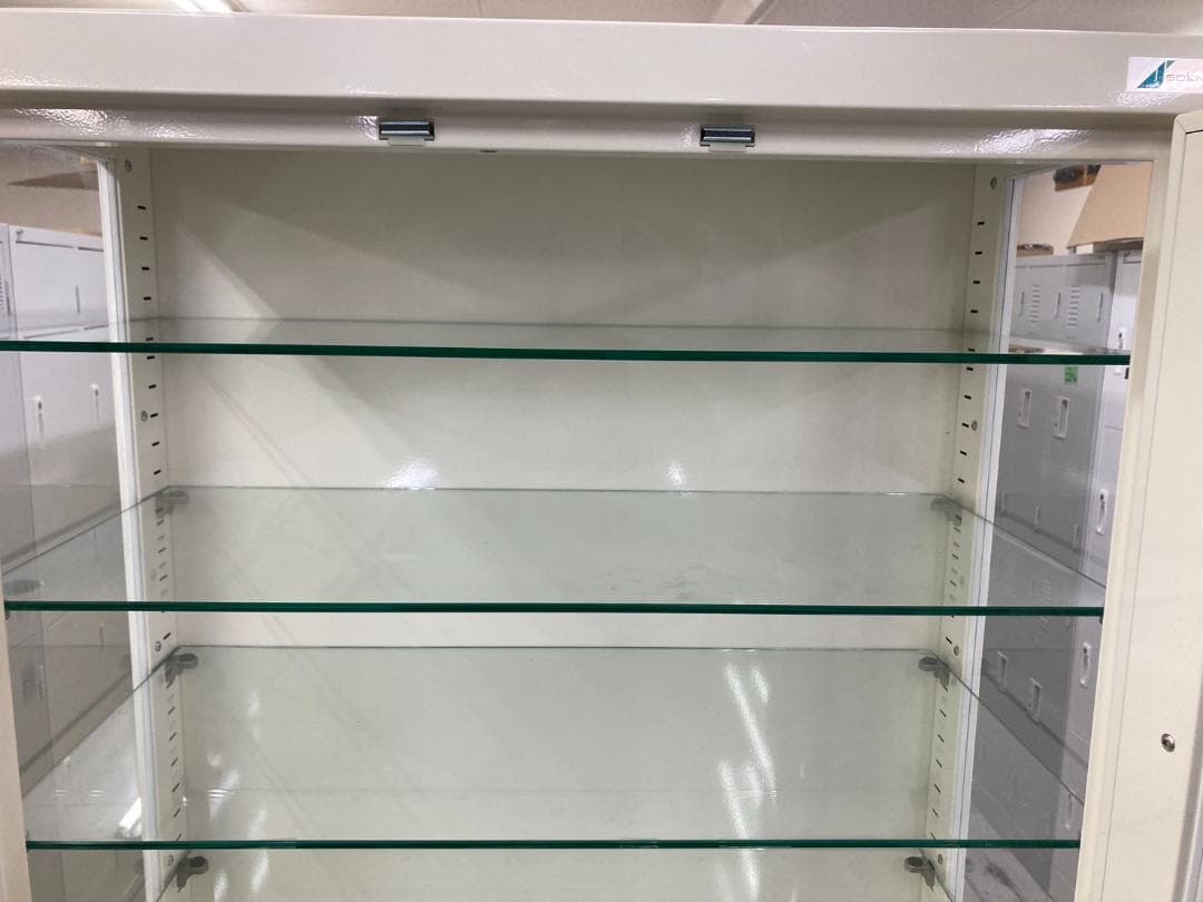 ケビント ガラスショーケース 飾り棚 ディスプレイケース 医療棚 食器棚