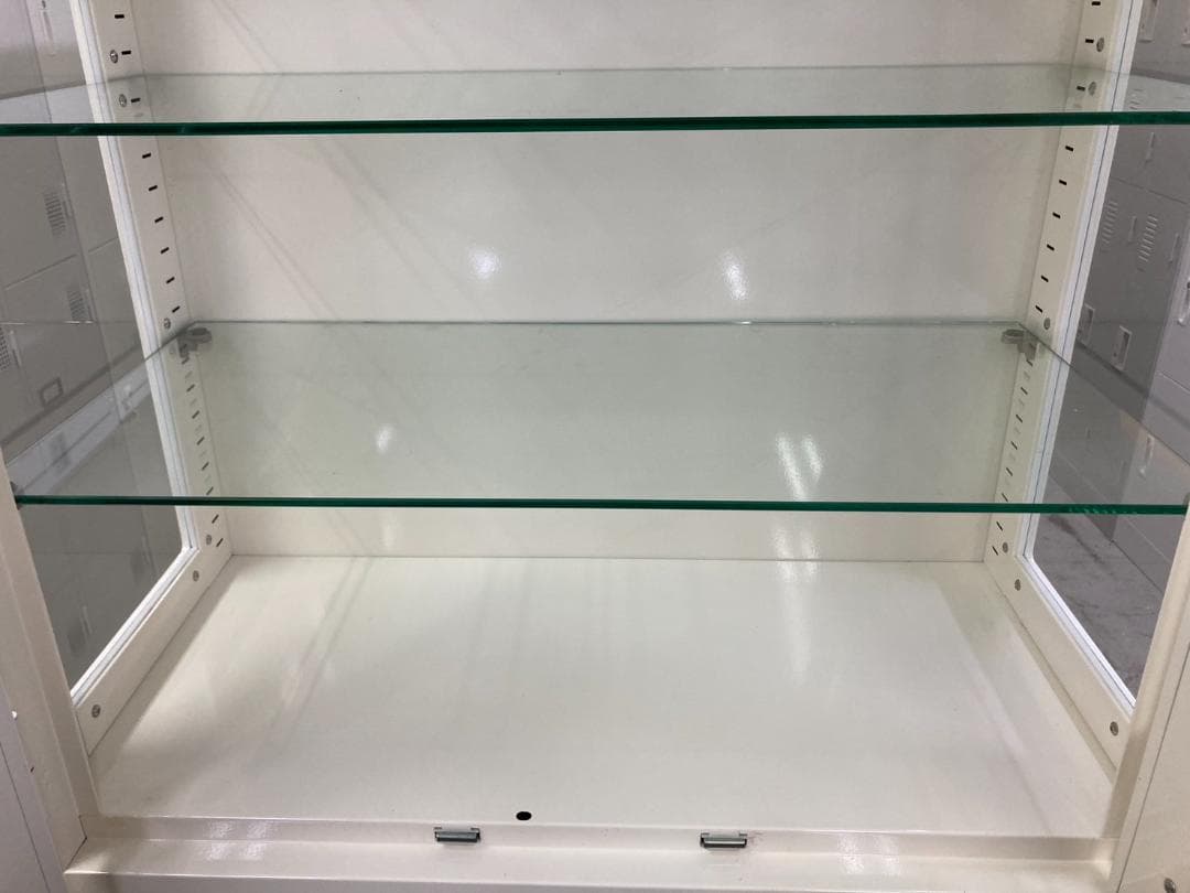 ケビント ガラスショーケース 飾り棚 ディスプレイケース 医療棚 食器棚