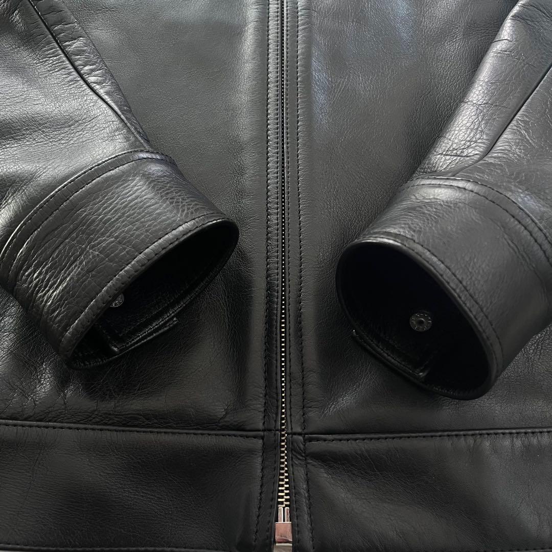 【美品】WACKO MARIA ワコマリア　シングルライダースジャケット 本革