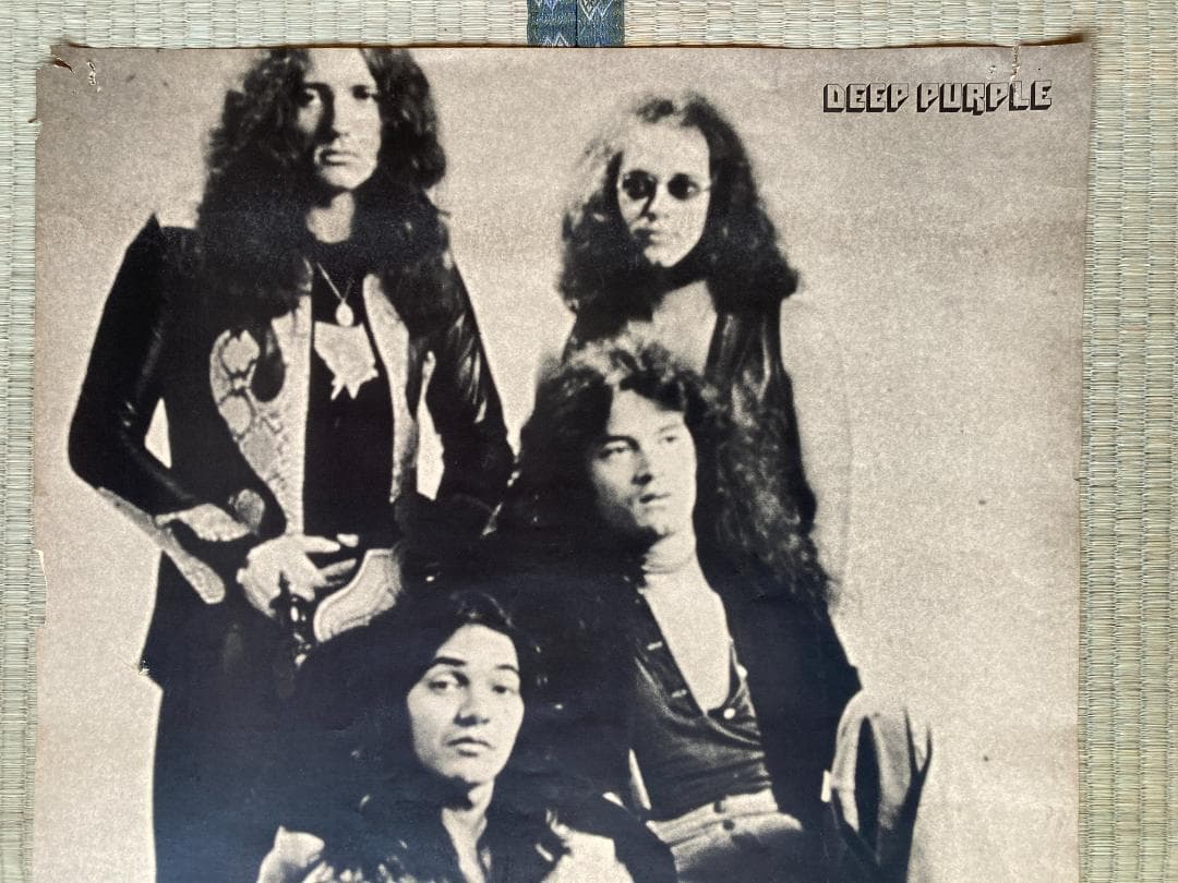 希少 Deep Purple ポスター ディープパープル