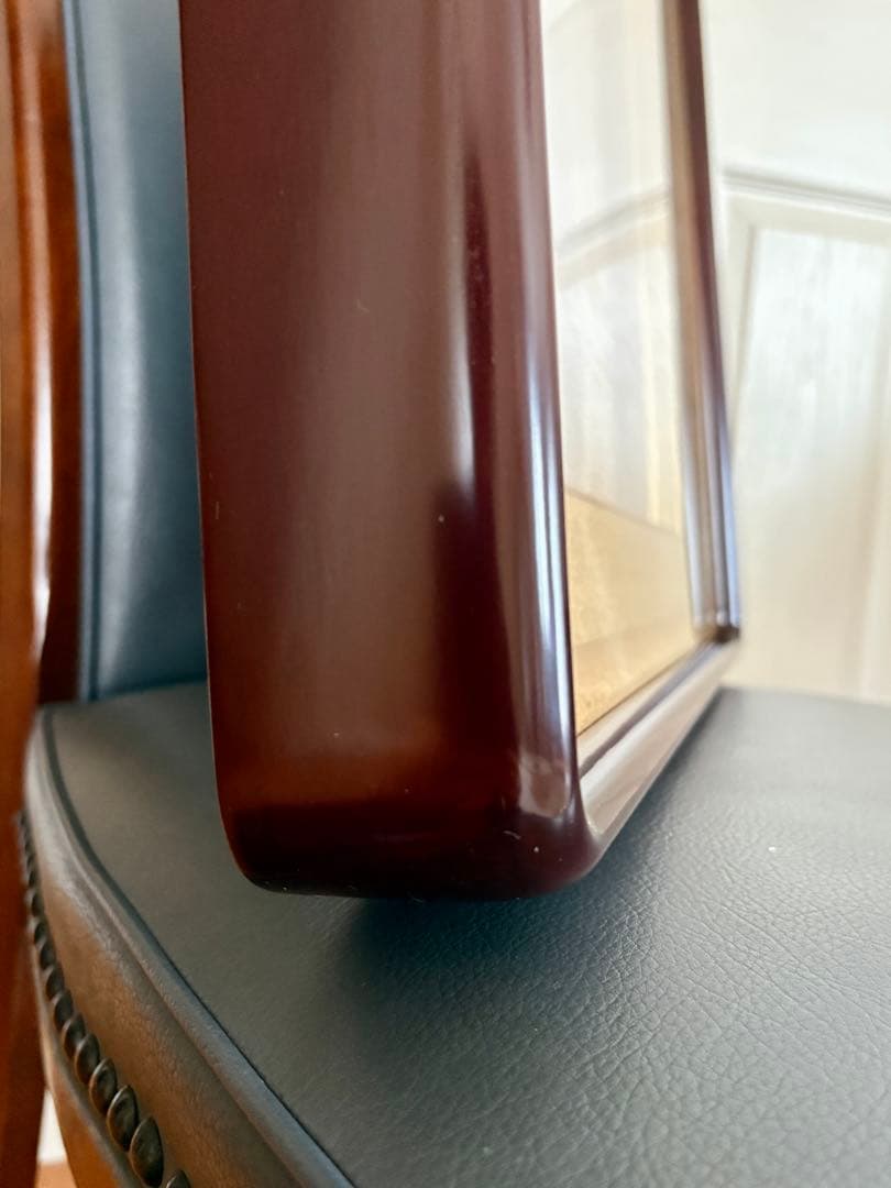 ★叙勲額縁　菊の御紋　ダークブラウンの木製額縁