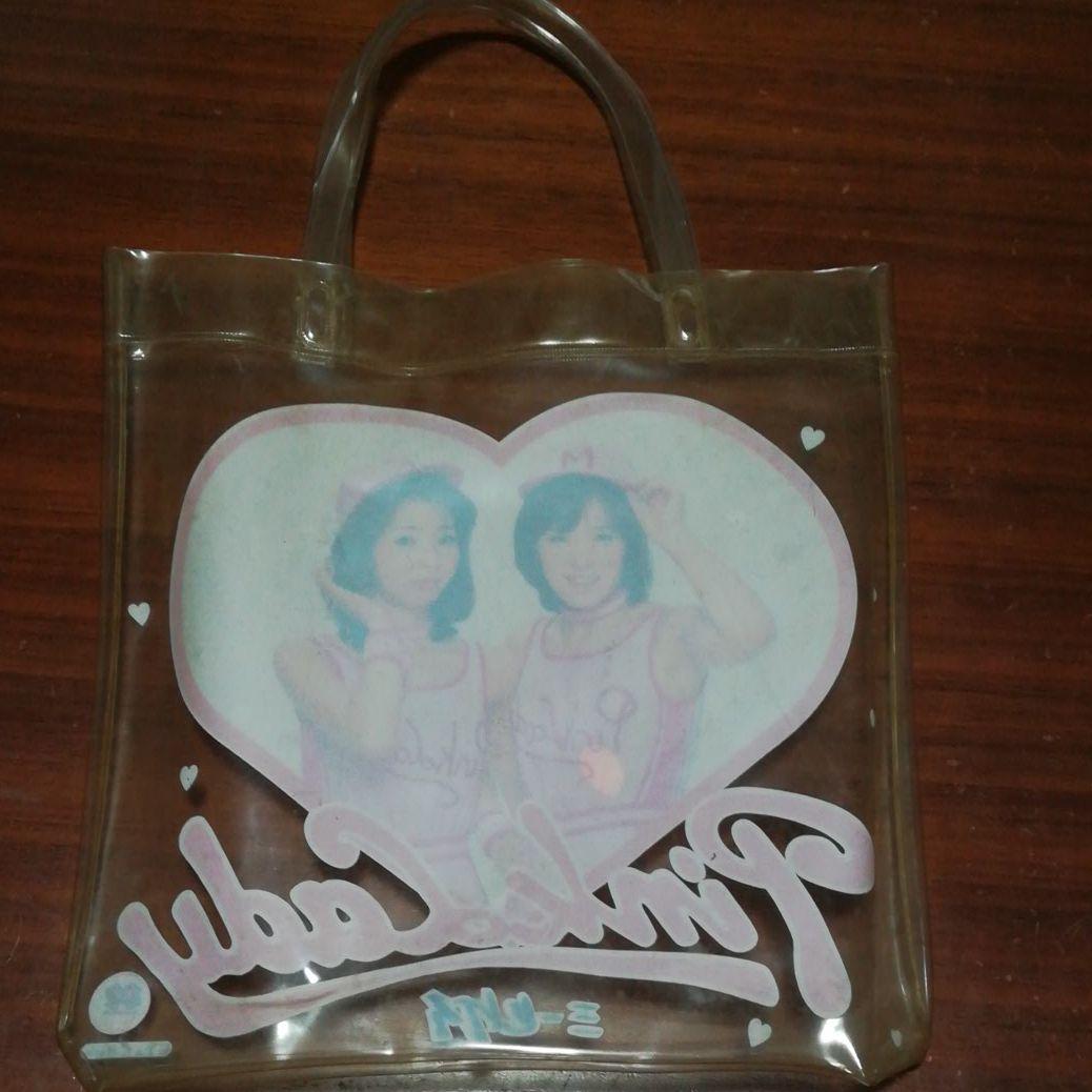 ピンクレディービニールバッグ