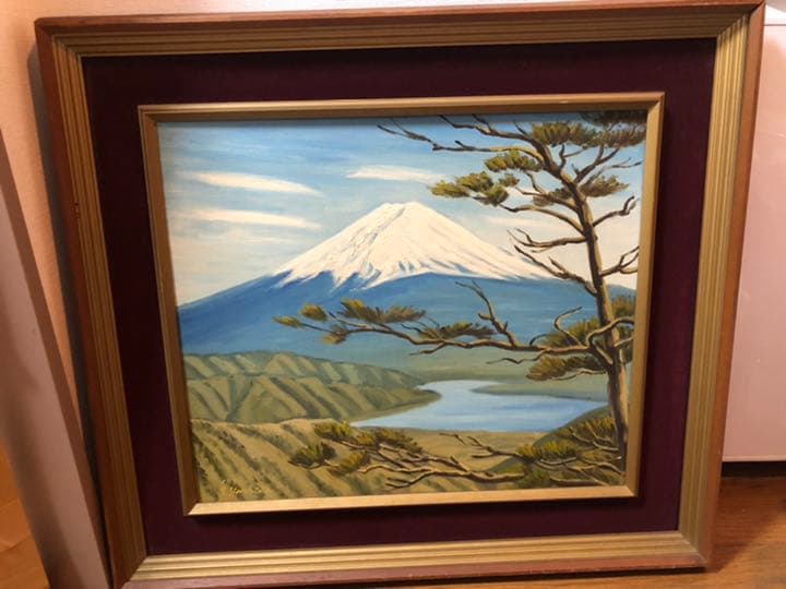Mt.Fuji oil painting 富士山の絵　油絵　JAPAN