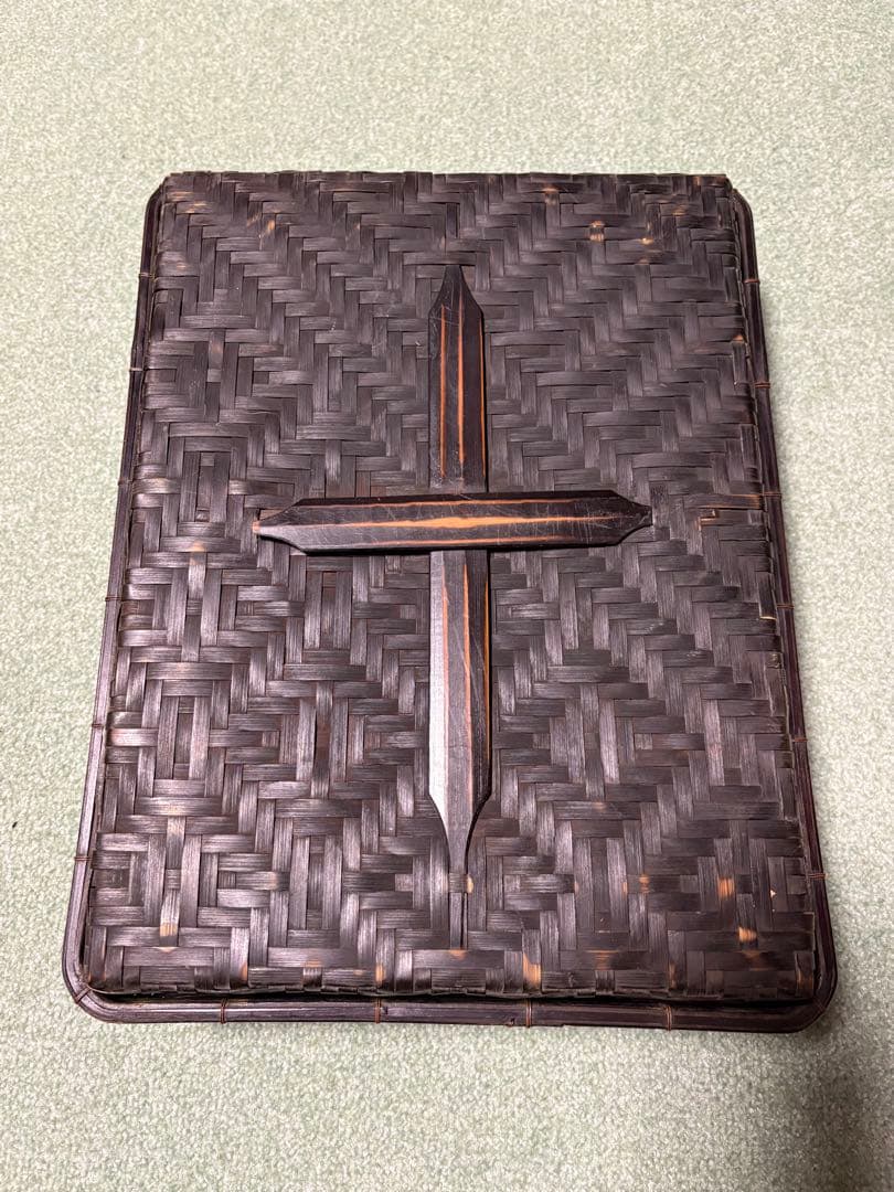 昭和レトロ竹製分箱